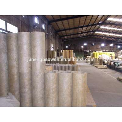 Preformed Mineral Wool Pipe Section for thermal insulation